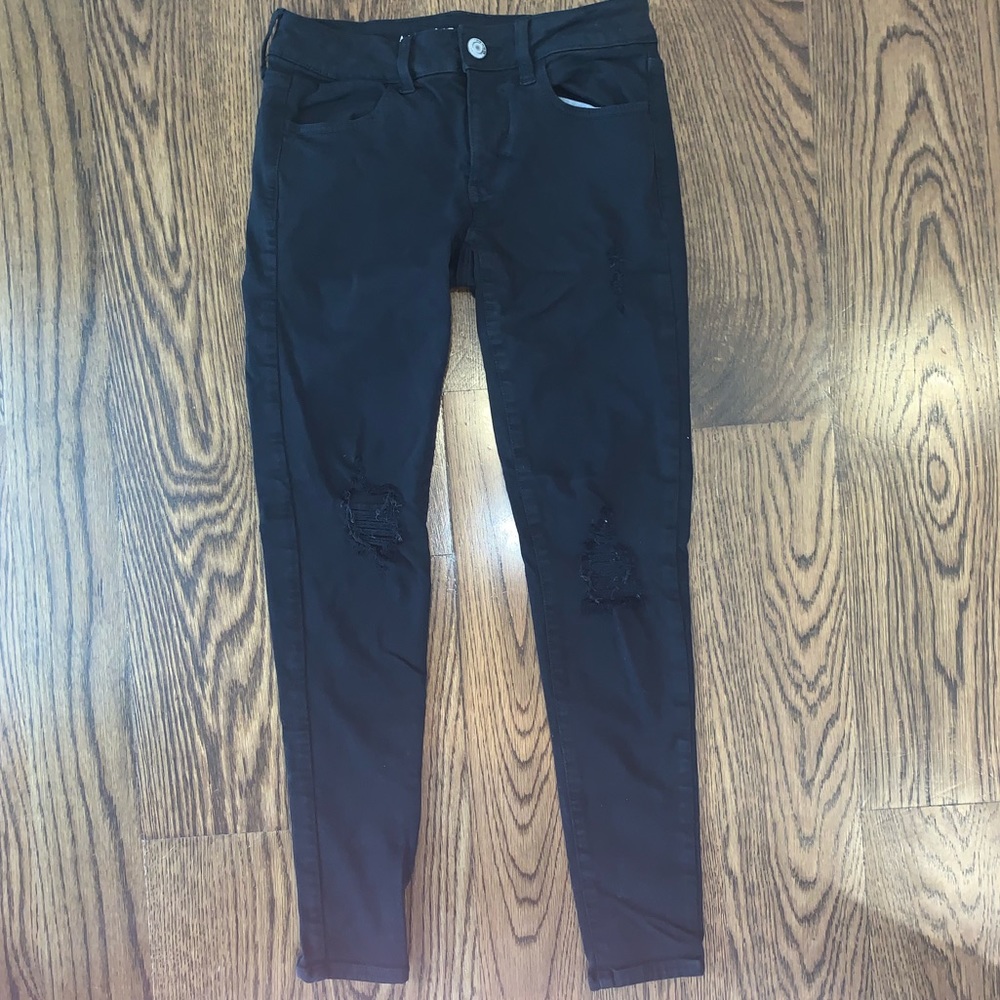 Black Skinny Jeans - American Eagle